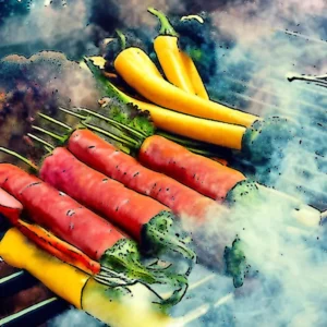 Read more about the article Embrace the smoke , and other tips for grilling vegetables at a Labor Day barbecue.