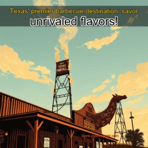 Read more about the article Texas’ premier barbecue destination: savor unrivaled flavors!