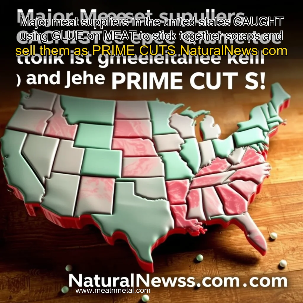 You are currently viewing Major meat suppliers in the united states CAUGHT using GLUE on MEAT to stick together scraps and sell them as PRIME CUTS  NaturalNews  com