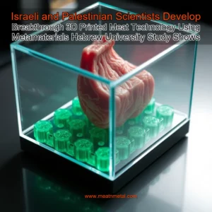 Read more about the article Israeli and Palestinian Scientists Develop Breakthrough 3D  Printed Meat Technology Using Metamaterials  Hebrew University Study Shows