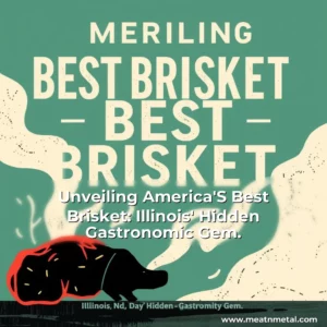 Artistic representation for Unveiling America'S Best Brisket: Illinois' Hidden Gastronomic Gem.