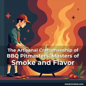 Artistic representation for The Artisanal Craftsmanship of BBQ Pitmasters: Masters of Smoke and Flavor